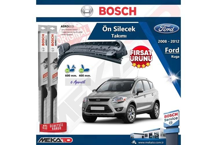 Ford Kuga Ön Silecek Takımı Bosch Aero Eco 2008-2012