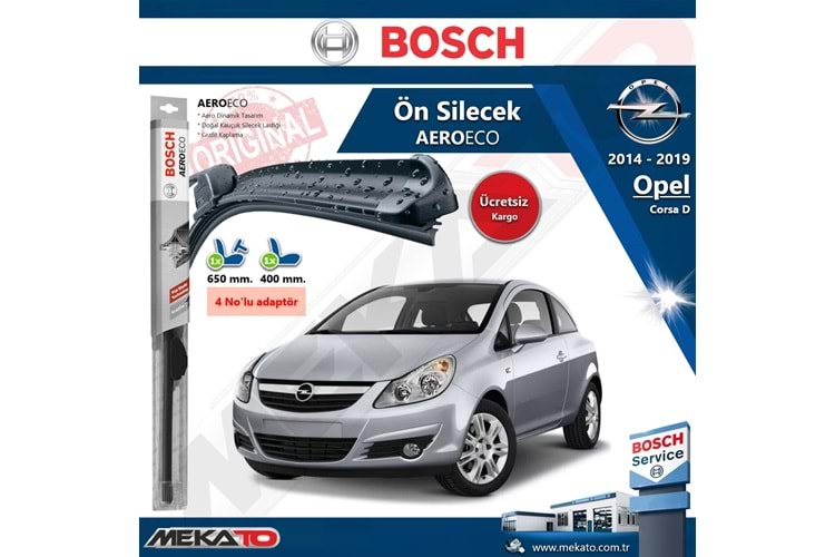 Opel Corsa D Ön Silecek Takımı Bosch Aero Eco 2006-2014