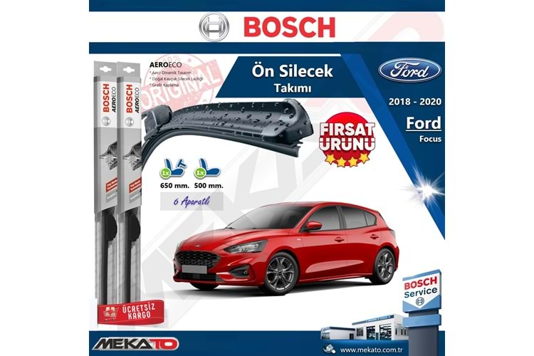 Ford Focus 4 Hb Ön Silecek Takımı Bosch Aero Eco 2018-2020