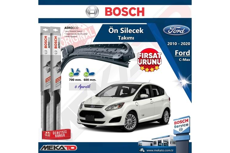 Ford C-Max Ön Silecek Takımı Bosch Aero Eco 2010-2020