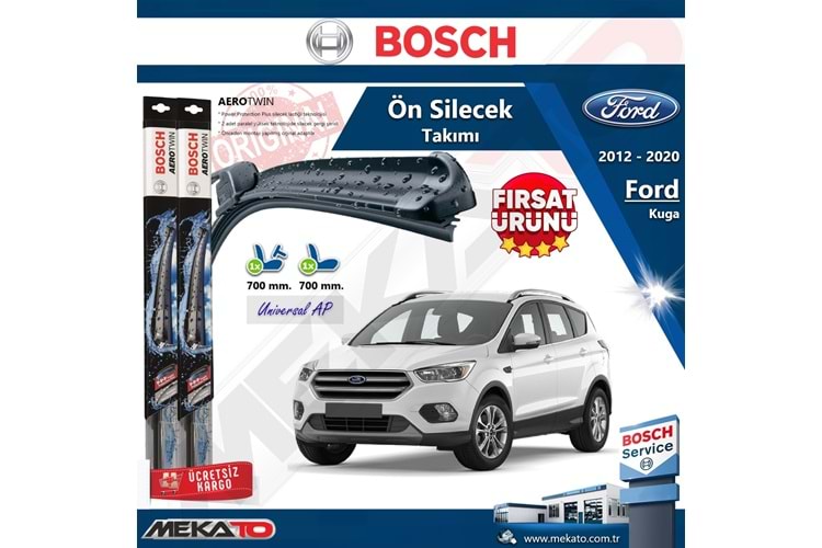 Ford Kuga Ön Silecek Takımı Bosch Aero Twin Plus 2012-2020