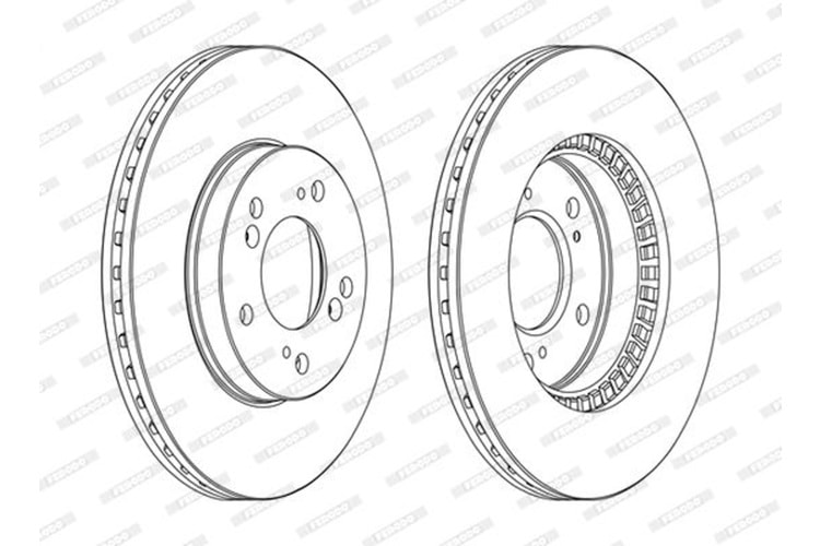 Ferodo Ön Fren Disk Takımı DDF829C