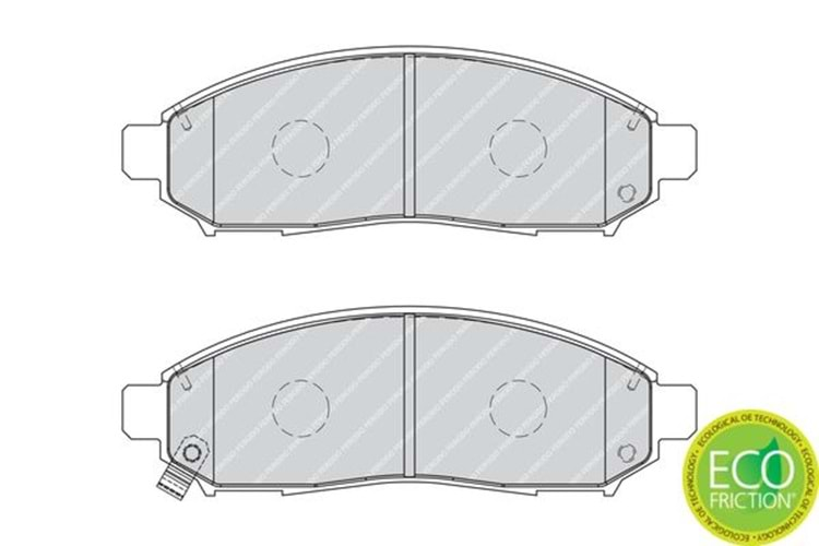 Ferodo Ön Fren Balata Takımı FDB1997
