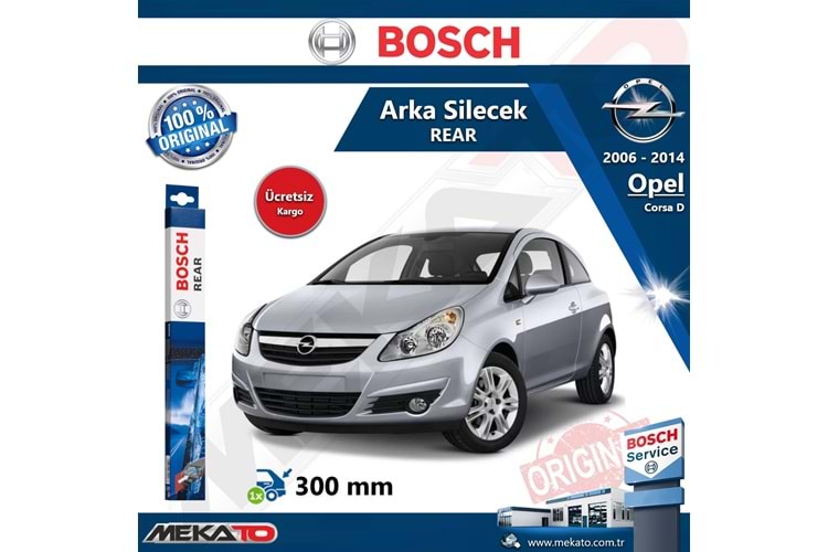 Opel Corsa D Arka Silecek Bosch Rear 2006-2014