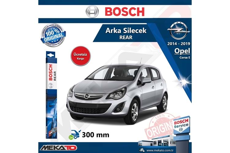 Opel Corsa E Arka Silecek Bosch Rear 2014-2019