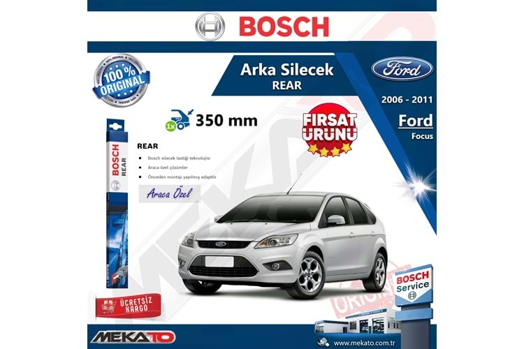 Ford Focus 2 Hb Arka Silecek Bosch Rear 2006-2011