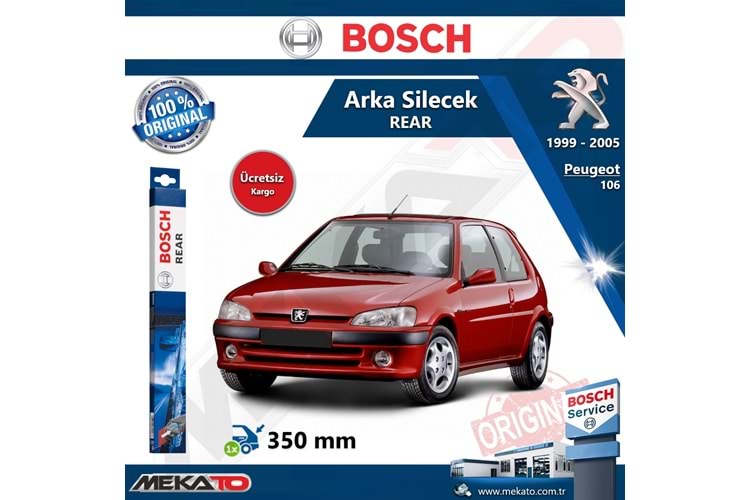 Peugeot 106 Arka Silecek Bosch Rear 1999-2005