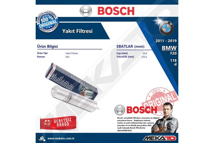 Bmw 1 Seri F20 118 d Bosch Yakıt Filtresi 2011-2019