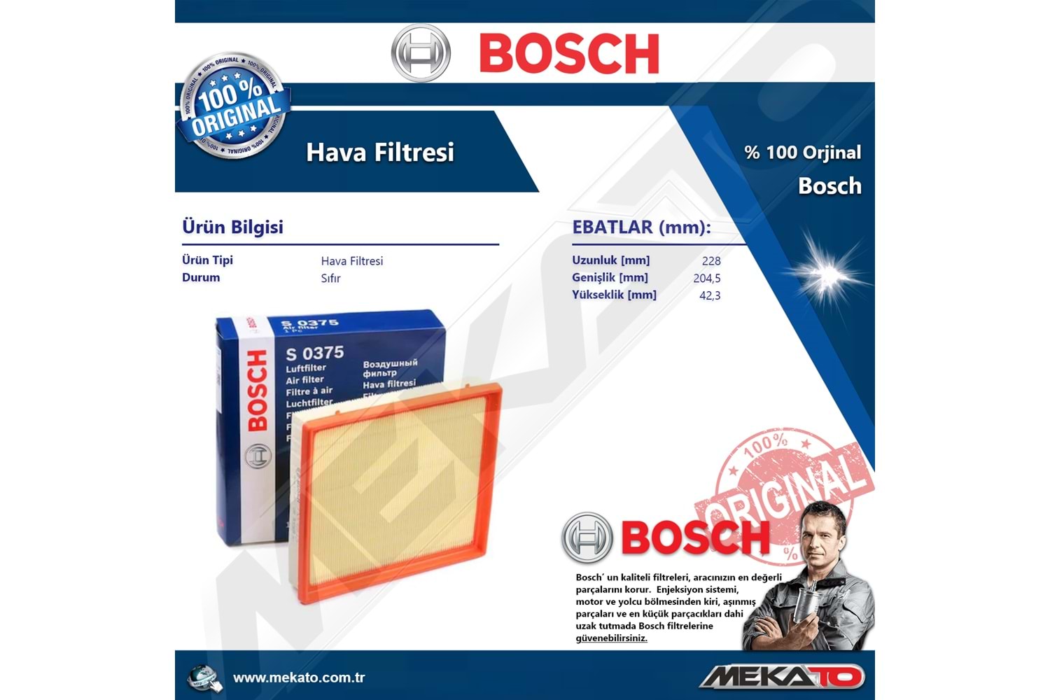 Bmw 1 Seri F20 120 i N13 3 Lü Bosch Filtre Seti Karbonlu 2015-2019