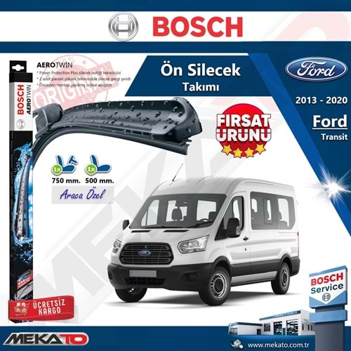 Ford Transit Ön Silecek Takımı Bosch Aero Twin 2013-2020