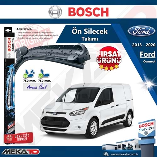 Ford Connect Ön Silecek Takımı Bosch Aero Twin 2013-2020