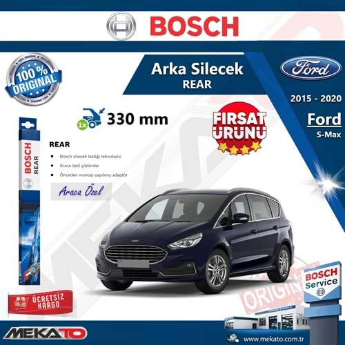 Ford S-Max Arka Silecek Bosch Rear 2015-2020