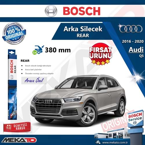 Audi Q5 Arka Silecek Bosch Rear 2016-2020