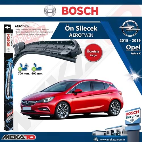 Opel Astra K Ön Silecek Takımı Bosch Aero Twin 2015-2019