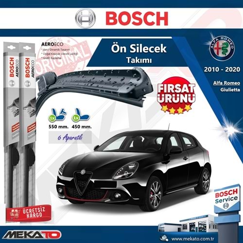 Alfa Romeo Giulietta Ön Silecek Takımı Bosch Aero Eco 2010-2020
