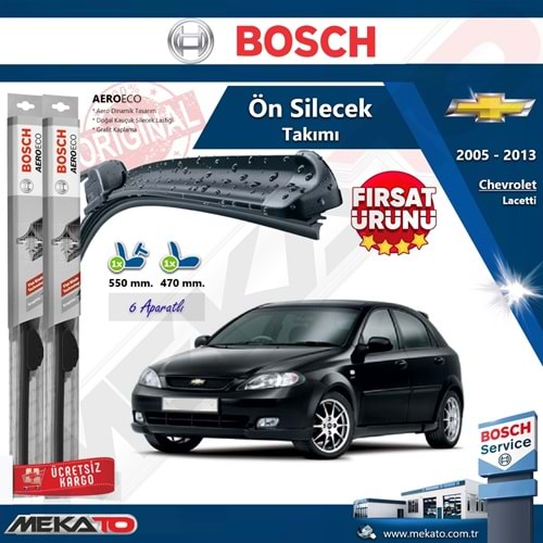 Chevrolet Lacetti Ön Silecek Takımı Bosch Aero Eco 2005-2013
