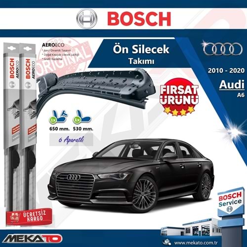 Audi A6 Ön Silecek Takımı Bosch Aero Eco 2010-2020