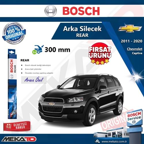 Chevrolet Captiva Arka Silecek Bosch Rear 2011-2020