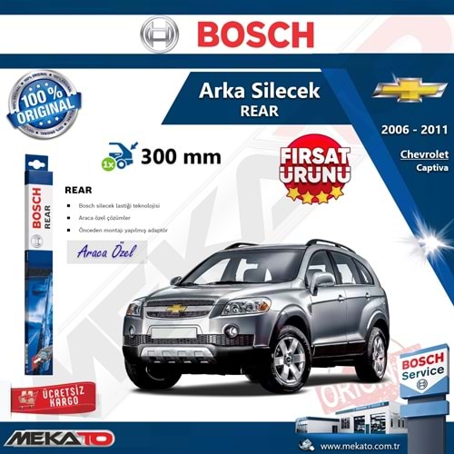 Chevrolet Captiva Arka Silecek Bosch Rear 2006-2011