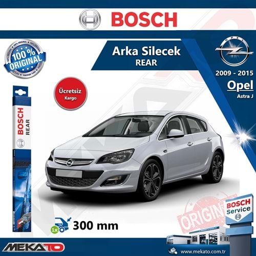 Opel Astra J Arka Silecek Bosch Rear 2009-2015