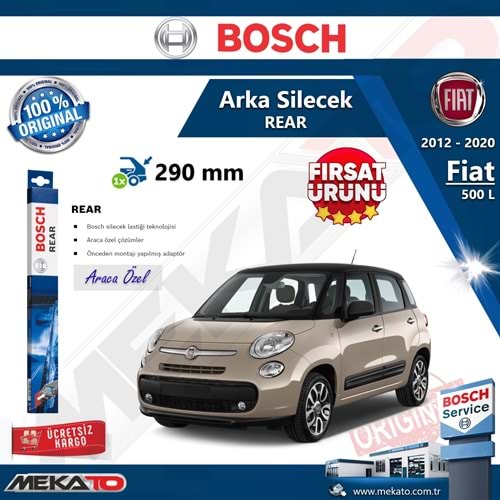 Fiat 500 L Arka Silecek Bosch Rear 2012-2020