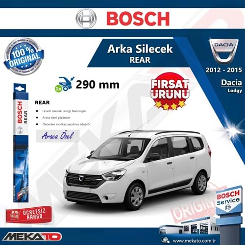 Dacia Lodgy Arka Silecek Bosch Rear 2012-2015